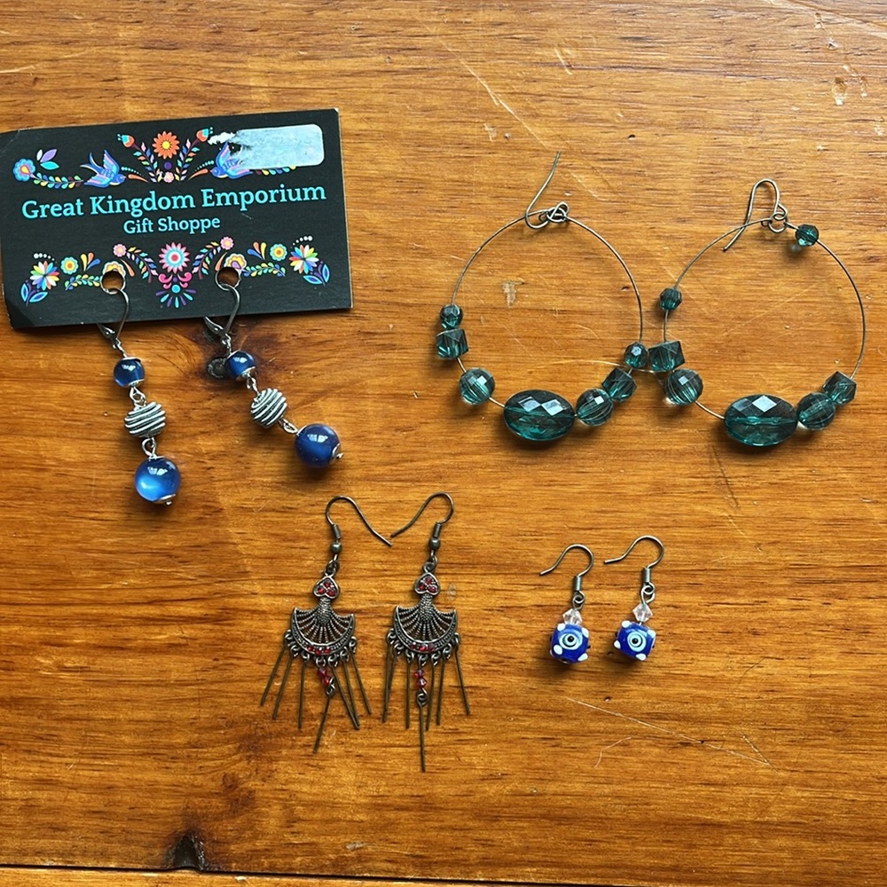 Bundle 4 pair earrings vintage and new